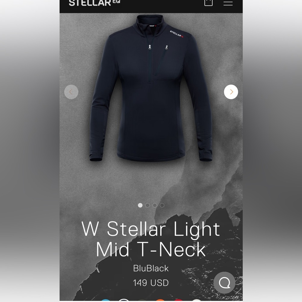 Women's Blue Long Sleeve Top Medium